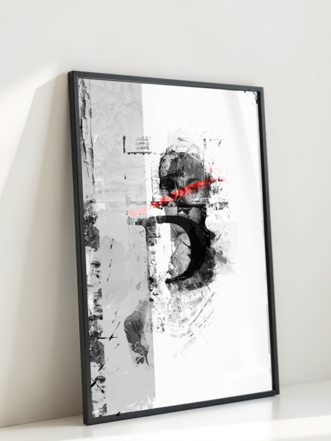 Plakat abstrakcyjny Format A2 -0004B - „Równowaga – Harmonia Form”