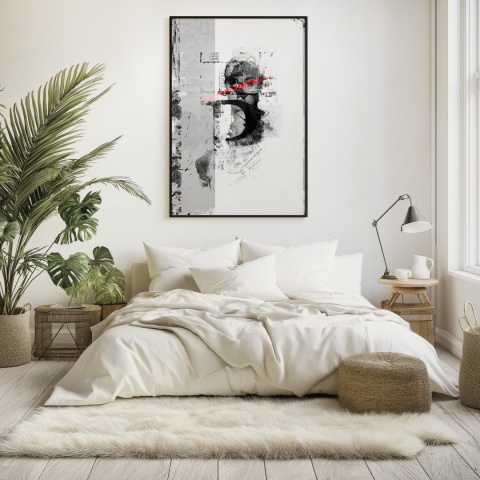 Plakat abstrakcyjny Format A3 -0004B - „Równowaga – Harmonia Form”