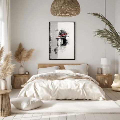 Plakat abstrakcyjny Format A3 -0004B - „Równowaga – Harmonia Form”