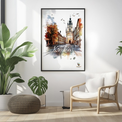 Plakat architektoniczny – 0017 – „Plakat - Kraków, zapisany światłem”