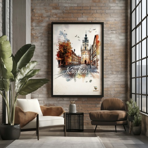 Plakat architektoniczny – 0017 – „Plakat - Kraków, zapisany światłem”