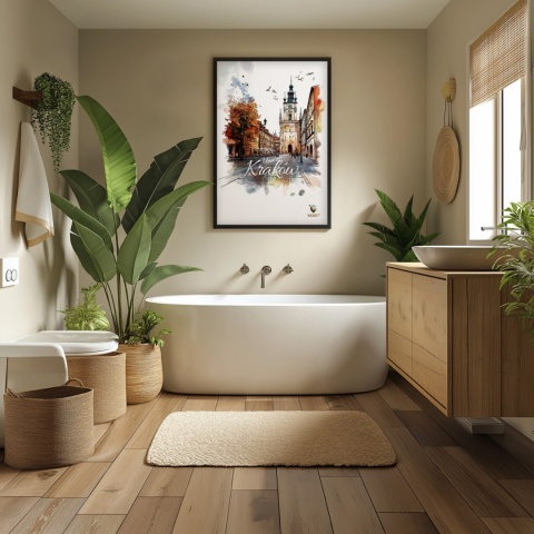 Plakat architektoniczny – 0017 – „Plakat - Kraków, zapisany światłem”