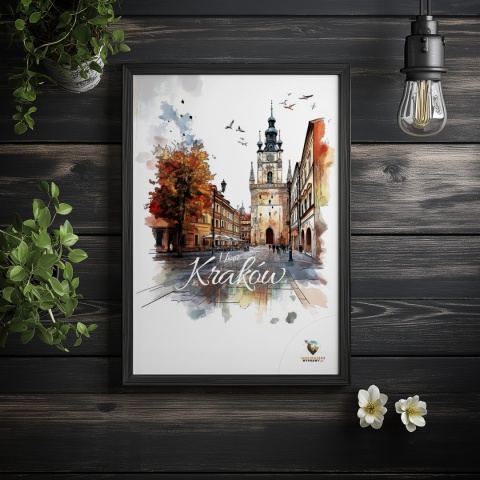 Plakat architektoniczny – 0017 – „Plakat - Kraków, zapisany światłem”