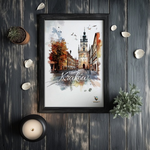 Plakat architektoniczny – 0017 – „Plakat - Kraków, zapisany światłem”