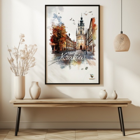 Plakat architektoniczny – 0017 – „Plakat - Kraków, zapisany światłem”