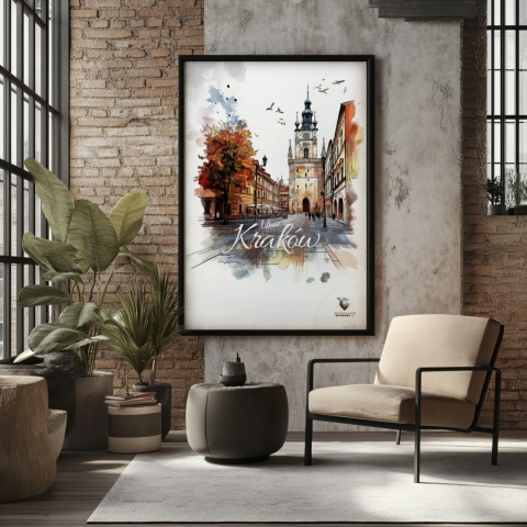 Plakat architektoniczny – 0017 – „Plakat - Kraków, zapisany światłem”