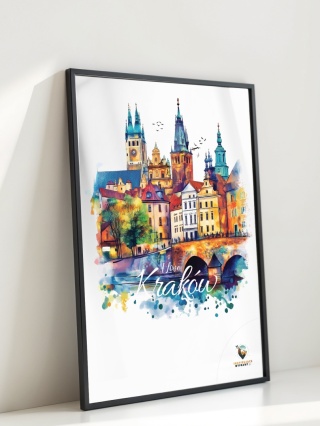 Plakat architektoniczny Format A2 – 0024 – „Kraków, między tonami”