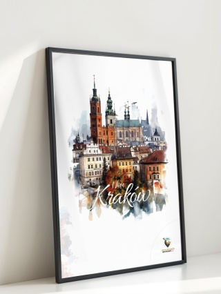Plakat architektoniczny Format A2 – 0030 – „Majestatyczny Kraków"
