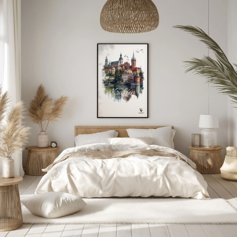 Plakat artystyczny – 0019 – „Plakat - Kraków, utkany z cieni”