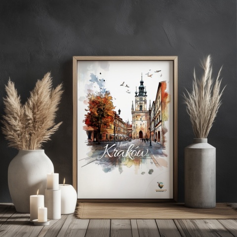 Plakat architektoniczny – 0017 – „Plakat - Kraków, zapisany światłem”