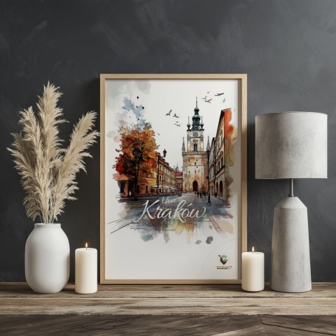 Plakat architektoniczny – 0017 – „Plakat - Kraków, zapisany światłem”