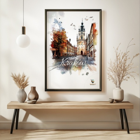Plakat architektoniczny – 0017 – „Plakat - Kraków, zapisany światłem”