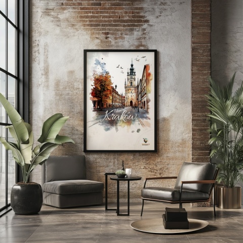 Plakat architektoniczny – 0017 – „Plakat - Kraków, zapisany światłem”