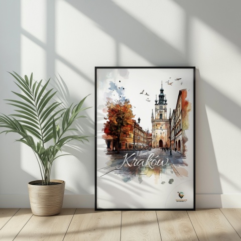 Plakat architektoniczny – 0017 – „Plakat - Kraków, zapisany światłem”