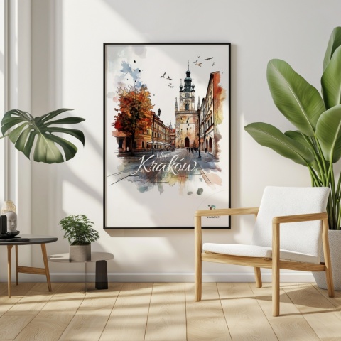 Plakat architektoniczny – 0017 – „Plakat - Kraków, zapisany światłem”