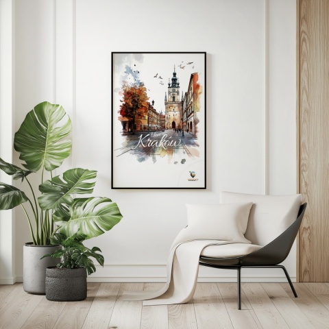 Plakat architektoniczny – 0017 – „Plakat - Kraków, zapisany światłem”