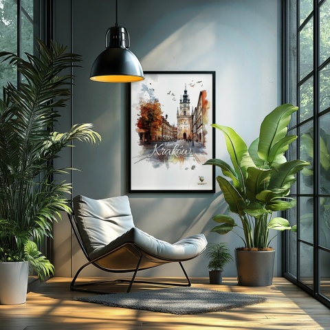 Plakat architektoniczny – 0017 – „Plakat - Kraków, zapisany światłem”