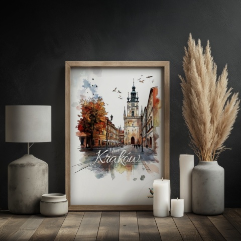 Plakat architektoniczny – 0017 – „Plakat - Kraków, zapisany światłem”