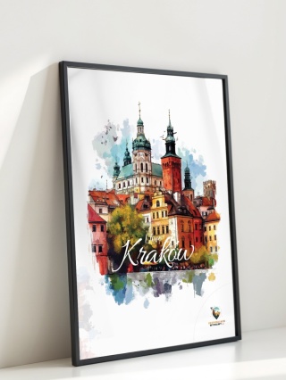 Plakat architektoniczny Format A3 – 0029 – „Kraków, puls ukryty w murach
