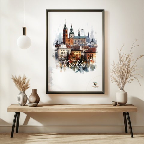 Plakat architektoniczny – „Majestatyczny Kraków" – poetycka interpretacja cienia i przestrzeni
