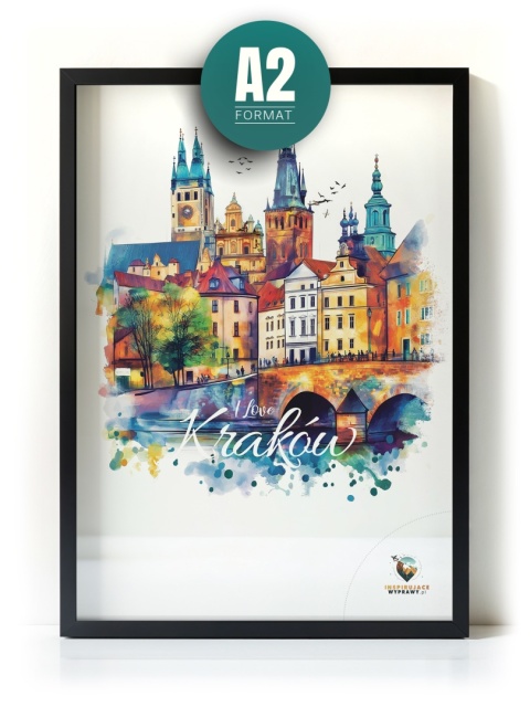 Plakat artPlakat artystyczny – „Kraków, między tonami” – abstrakcyjna wizja miasta w łagodnych barwachystyczny – „Kraków, między tonami” – abstrakcyjna wizja miasta w łagodnych barwach