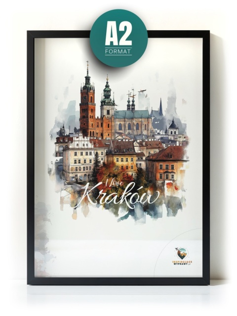 Plakat architektoniczny – „Majestatyczny Kraków" – poetycka interpretacja cienia i przestrzeni