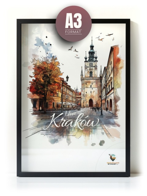 Plakat architektoniczny – 0017 – „Plakat - Kraków, zapisany światłem”