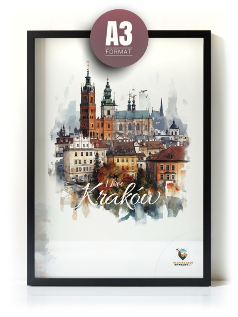 Plakat architektoniczny – „Majestatyczny Kraków" – poetycka interpretacja cienia i przestrzeni